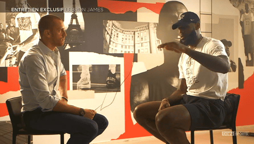 LeBron chez beIN : « Pas fan de moi-même »