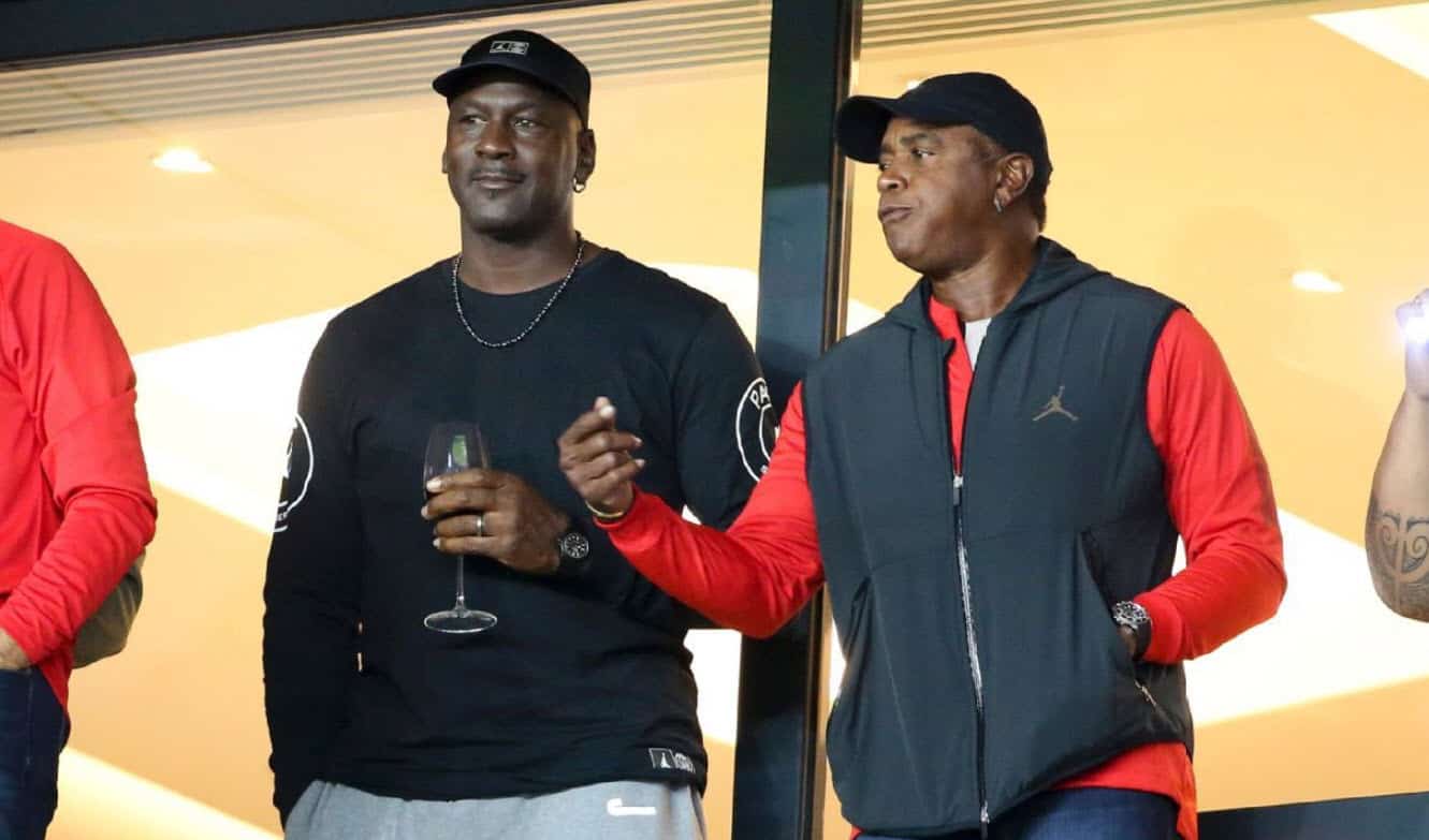 Michael Jordan pays PSG a visit for their game against Reims - Eurohoops