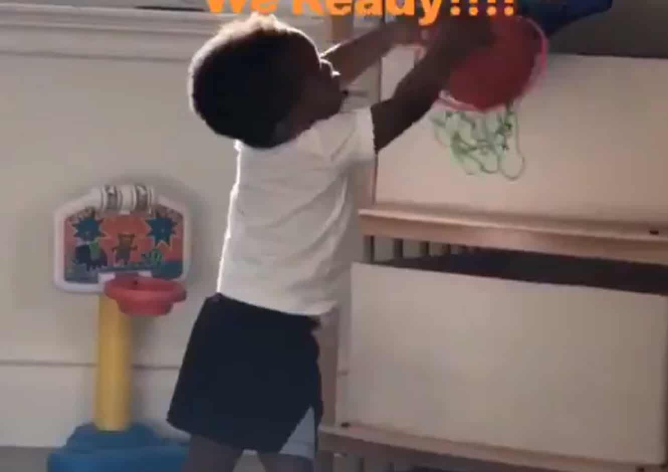 Le fils de Russell Westbrook « dunke » déjà