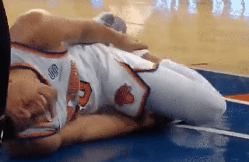 Frayeur pour Kevin Knox, touché à la cheville…