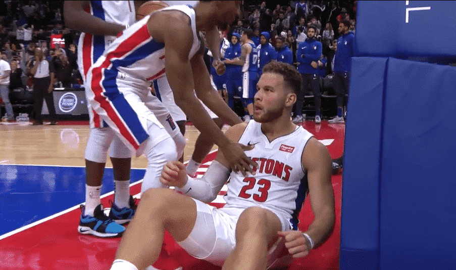 Blake Griffin tacle le GM des Toronto Raptors