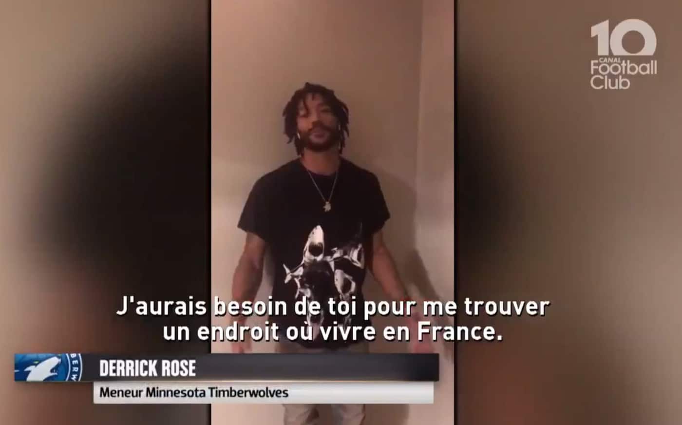 Derrick Rose fait une surprise à Antoine Griezmann