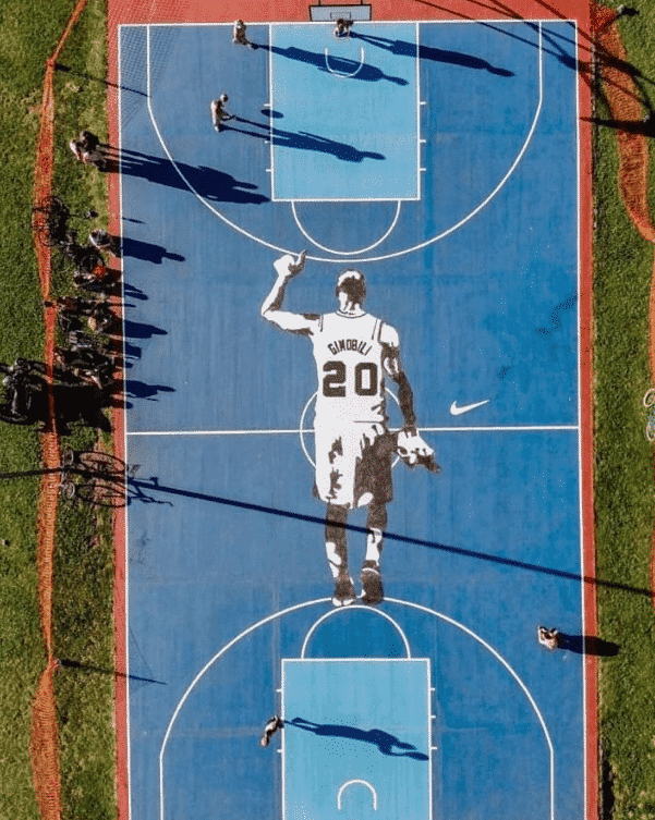 Ce terrain à la gloire de Manu Ginobili est magnifique