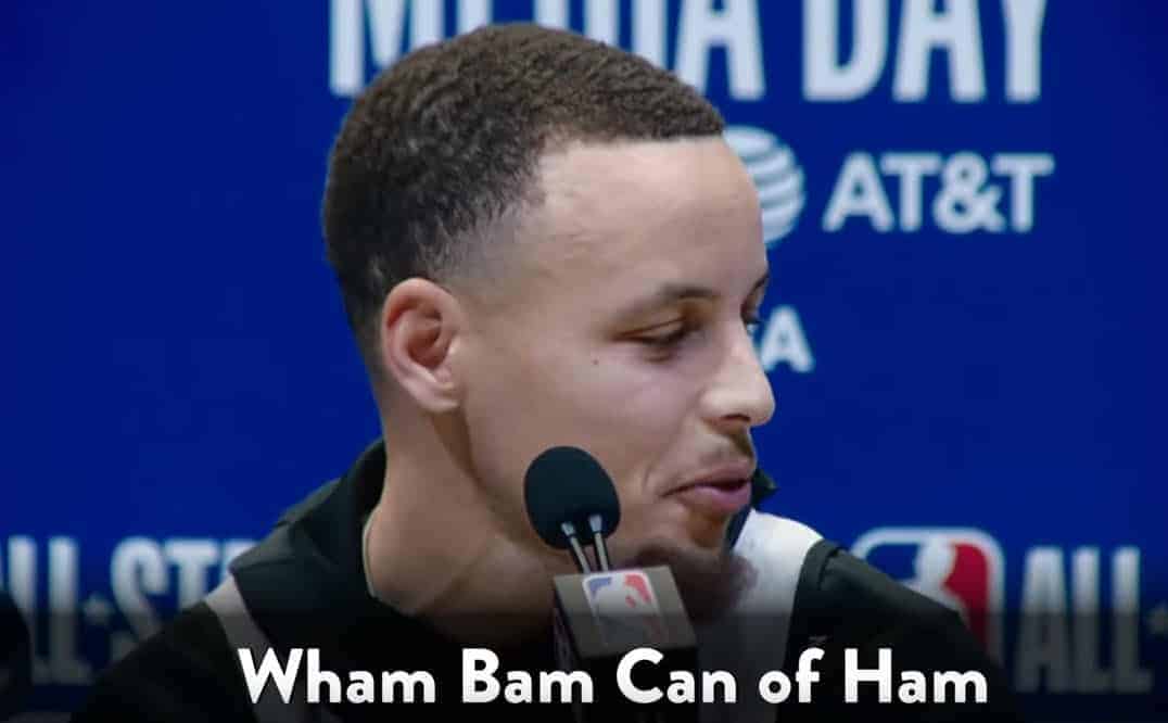 Steph Curry place 3 expressions improbables pour gagner un défi
