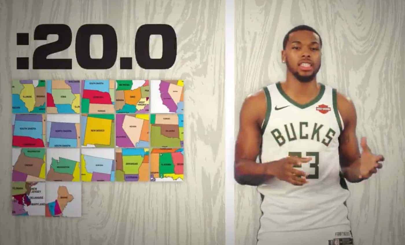 Sterling Brown peut citer les 50 états américains en… 30 secondes