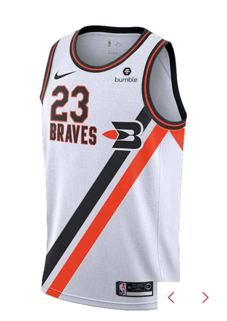 Los Angeles Clippers des jerseys Throwback Buffalo Bravesen 201920