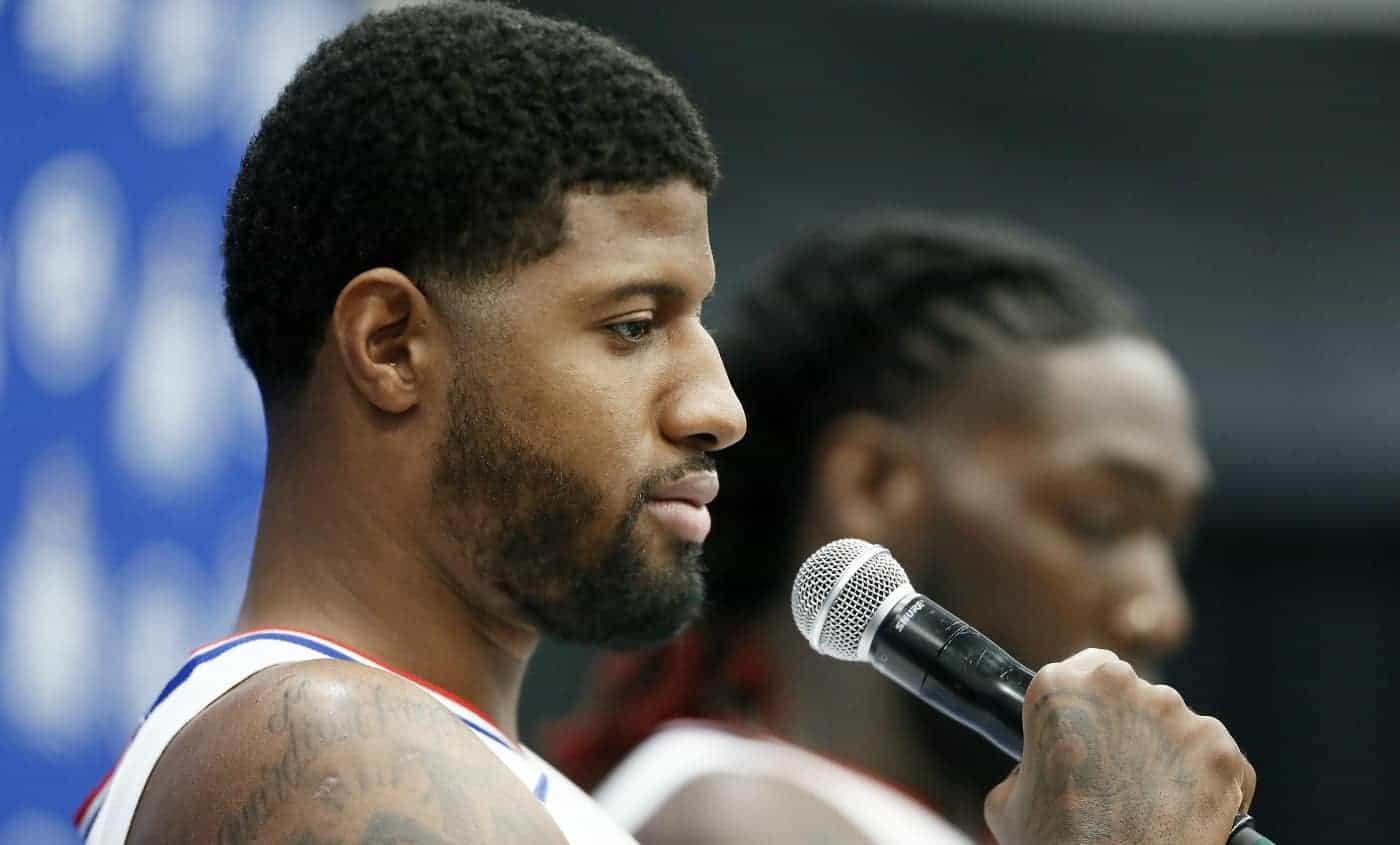Paul George fera sa rentrée avec les Clippers contre NOLA