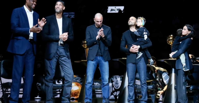 Tony Parker rend un bel hommage à Ginobili et Duncan