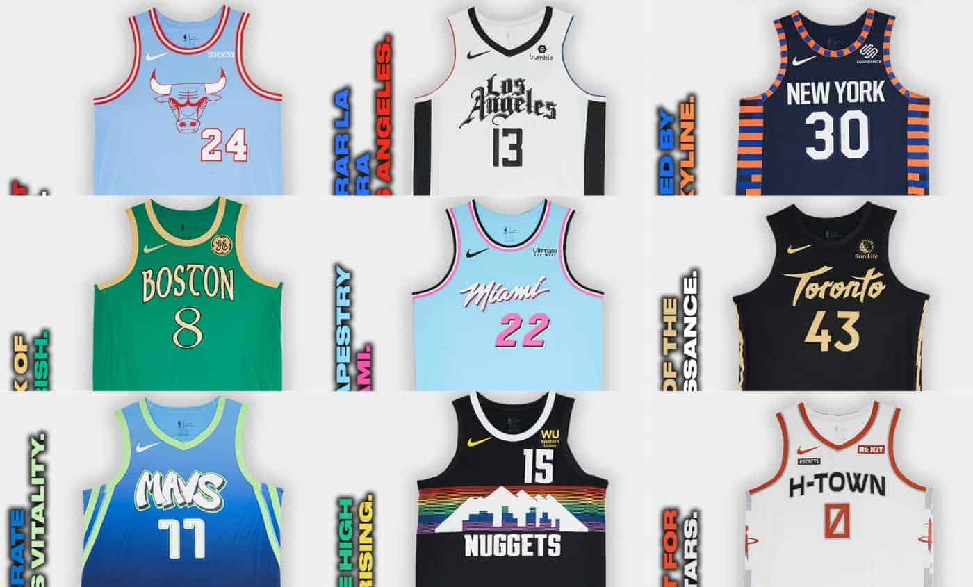 Les 30 nouveaux maillots NBA City Edition sont désormais connus 