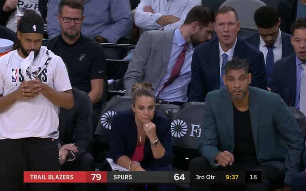 Tim Duncan a remplacé Gregg Popovich sur le banc !