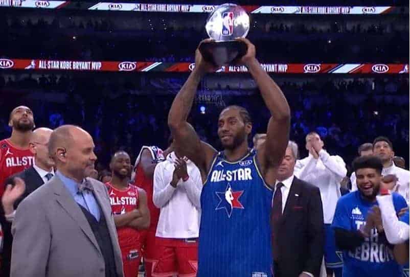 La Team LeBron remporte le All-Star Game, Kawhi MVP !