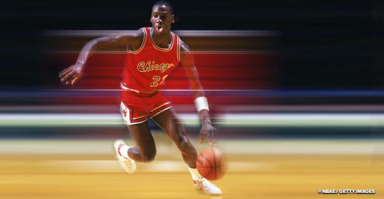 Michael Jordan avait une vitesse au sprint complètement flippante