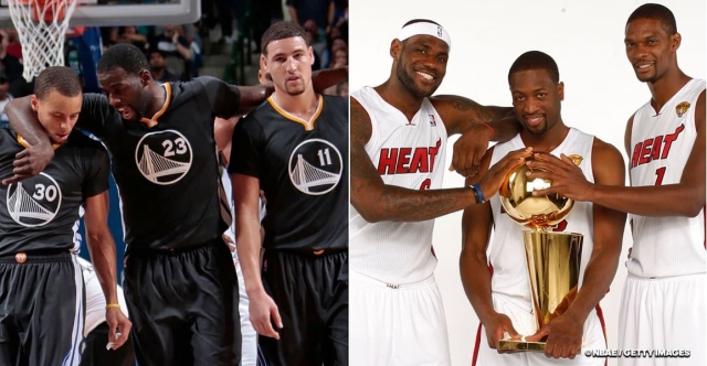 Dwyane Wade avoue à Steph Curry qu’il aurait aimé défier le Big Three des Warriors avec celui du Heat