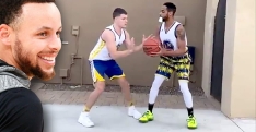 Stephen Curry réagit à la nouvelle imitation de Maxisnicee sur lui et Klay Thompson