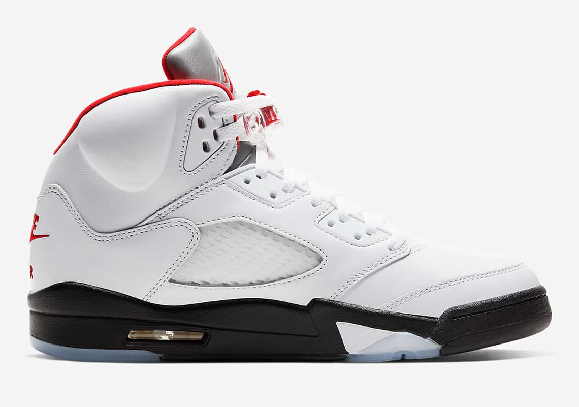 air jordan 5 fire red release