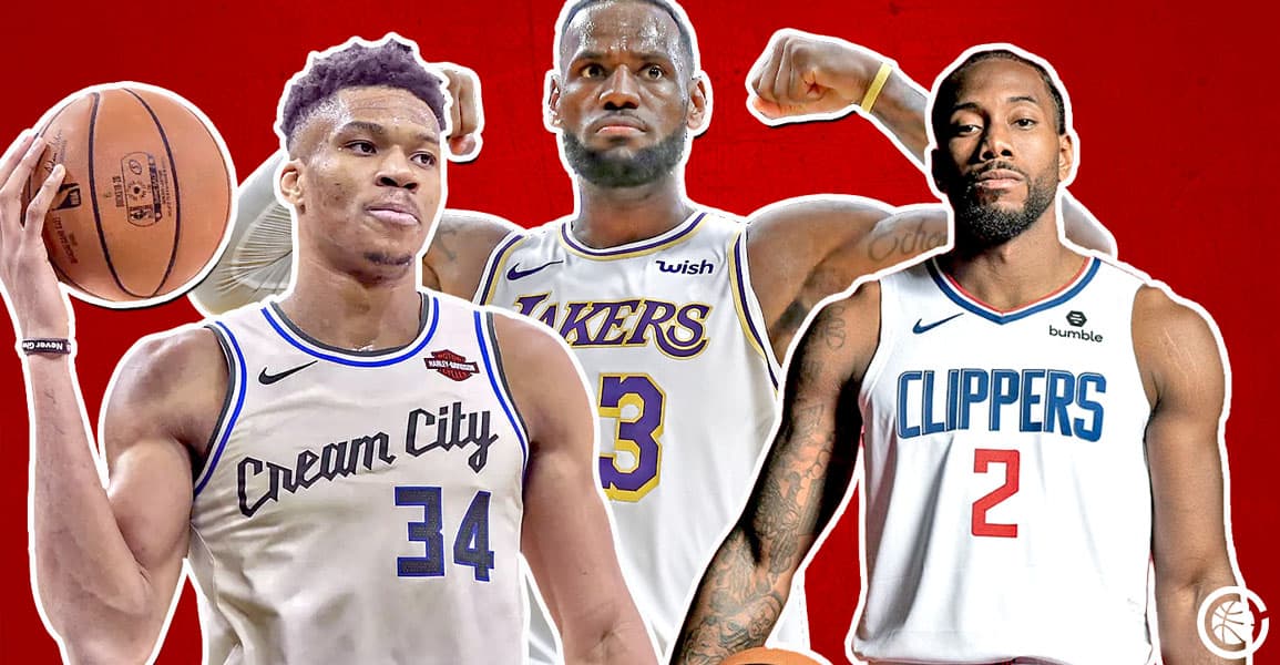 Start one, Bench one, Cut one : Kawhi, Giannis et LeBron