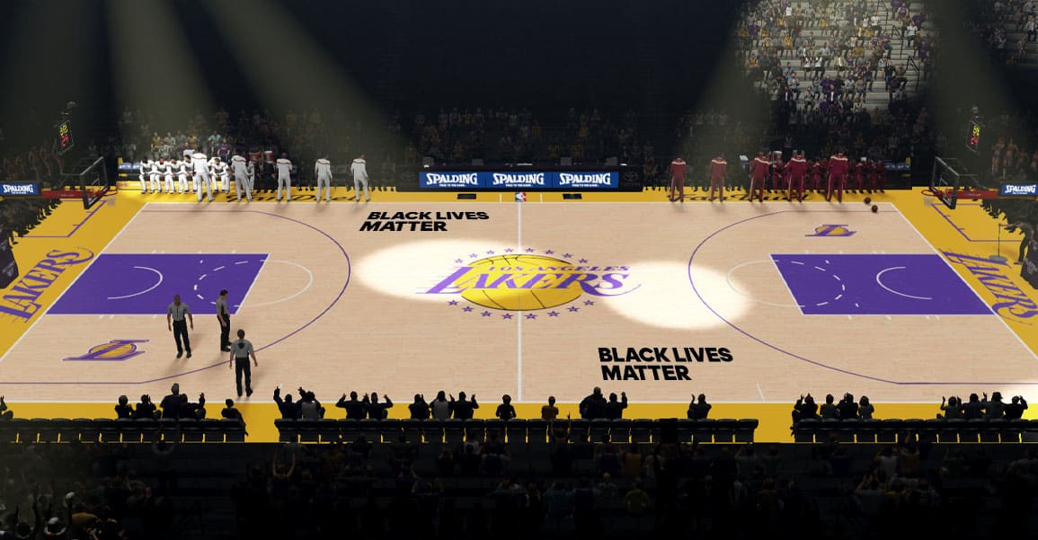 Black Lives Matter : la NBA s’engage en peinture