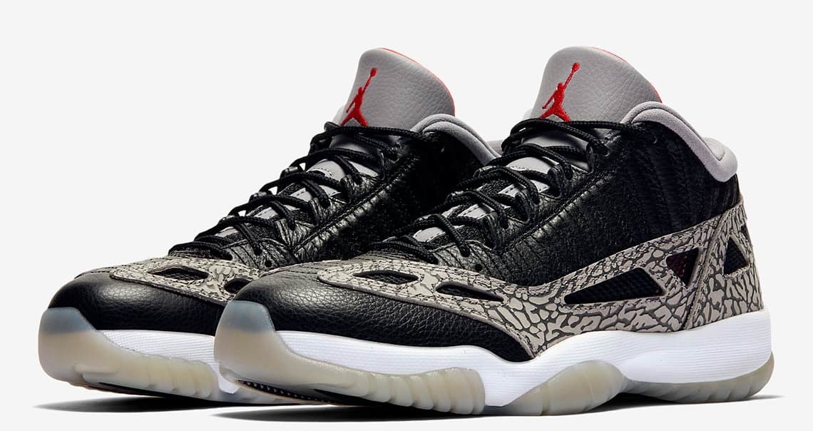 La Air Jordan 11 Low IE se la joue « Cement »