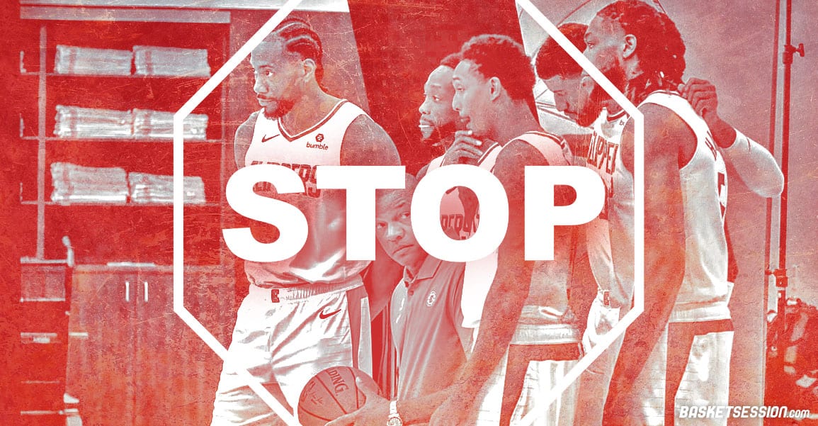Cas de Covid-19 au sein de l’équipe : Les Clippers arrêtent tout