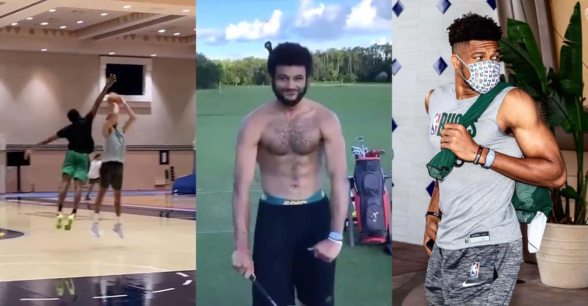 Dans la bulle NBA : golf, pêche, jeux chelous… mais aussi gros 1×1 Tatum vs Jaylen et tomars pour Ja et Russ