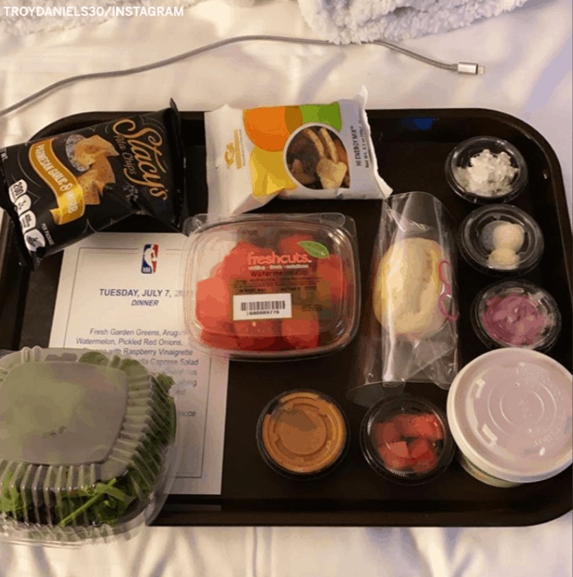 Les repas des joueurs NBA dans la « bulle » déjà au cœur d’une polémique