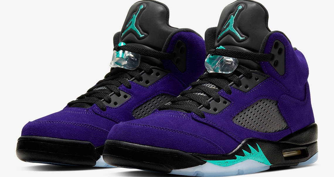 Violet inversé pour la Air Jordan 5