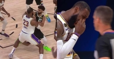 Jamal Murray met LeBron James au tapis sur un coup de coude : faute flagrante ou flop ?