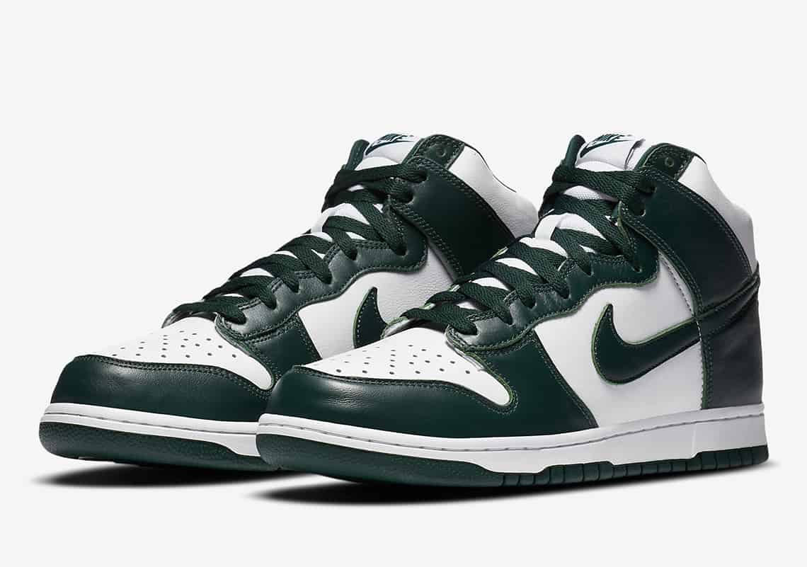 La Nike Dunk se met aux couleurs de Michigan State