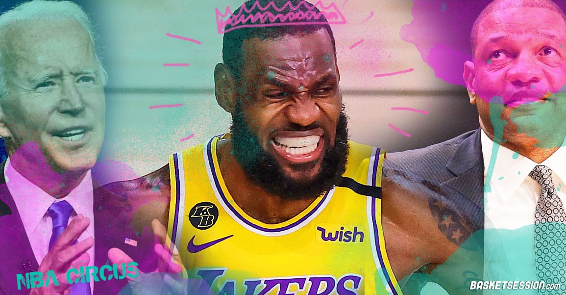 NBA CIRCUS : LeBron soigne ses stats… et sa Legacy. Doc Rivers inspire Joe Biden