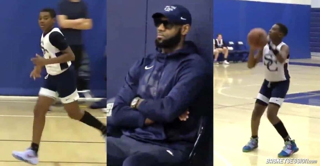 Le plus jeune fils de LeBron James est un crack, la preuve en images