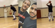 La belle image du jour : Delonte West de retour sur un parquet de basketball