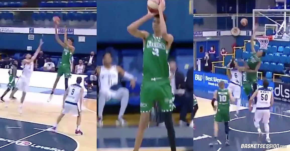 Victor Wembanyama en met encore plein la vue dans le derby francilien