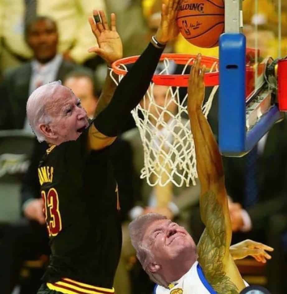 LeBron et les joueurs NBA célèbrent la défaite de Donald Trump