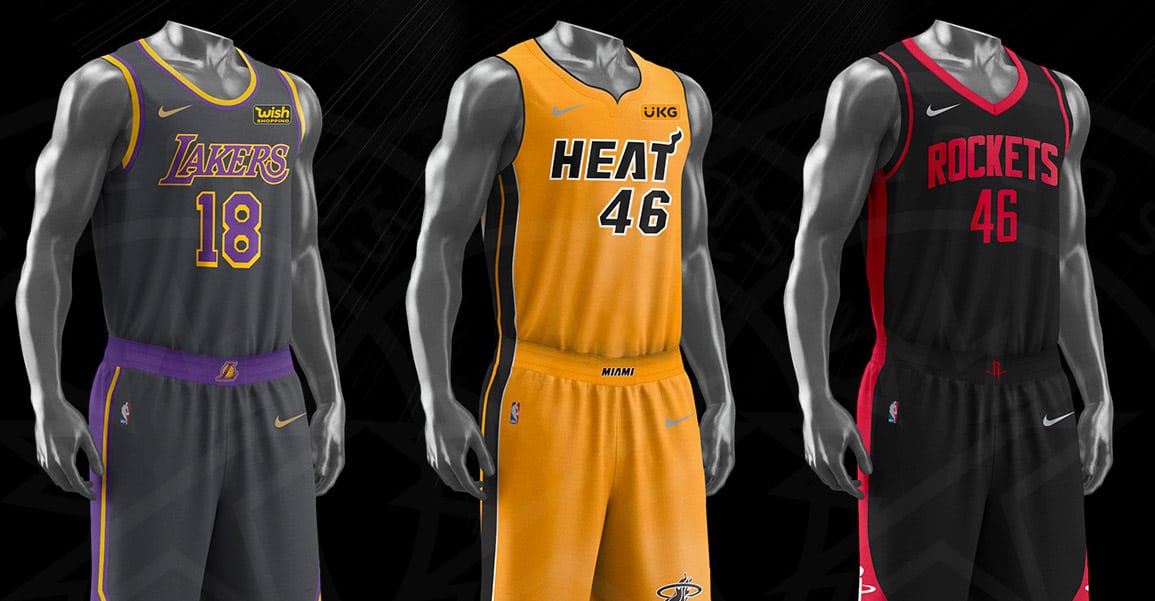 18 nouveaux maillots (moches) pour la saison NBA