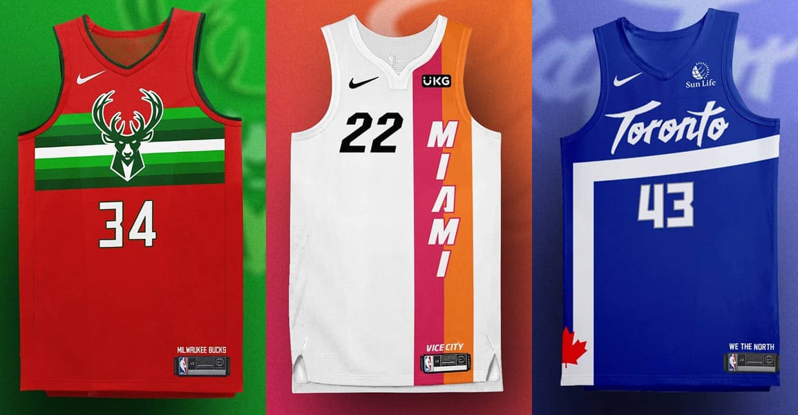 Encore de nouvelles idées de jerseys NBA, mais magnifiques cette fois