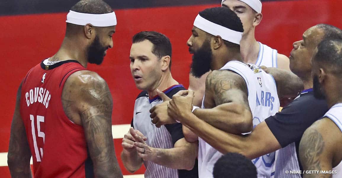 DeMarcus Cousins : embrouille avec Morris, flagrante sur LeBron et éjection