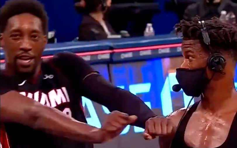 BAM tente de pourrir l’interview de Jimmy Butler avec une danse culte