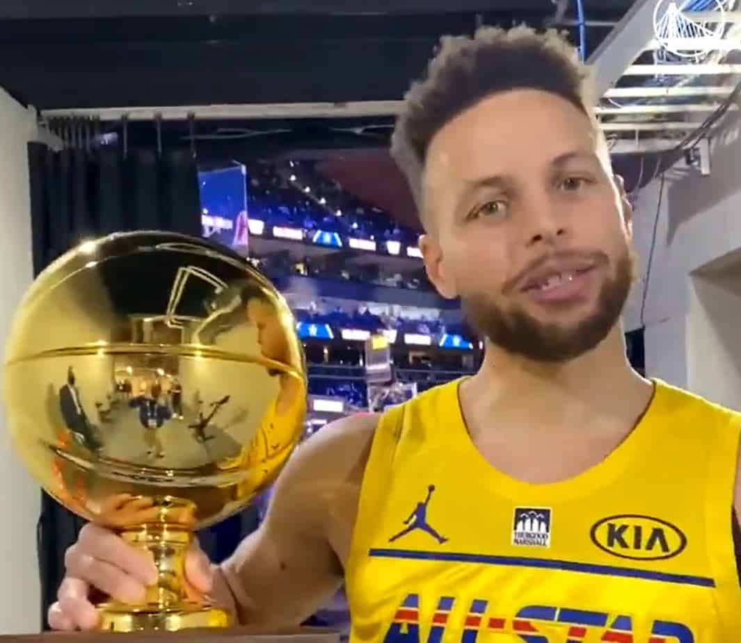 La belle dédicace de Stephen Curry à Klay Thompson après son sacre à trois-points