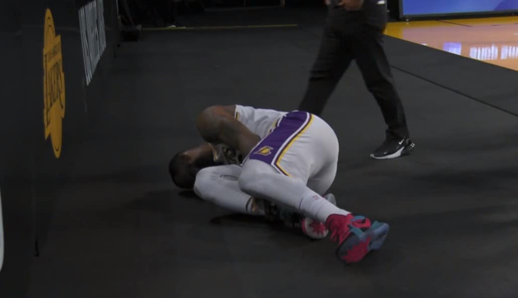 LeBron James blessé, petit vent de panique chez les Lakers