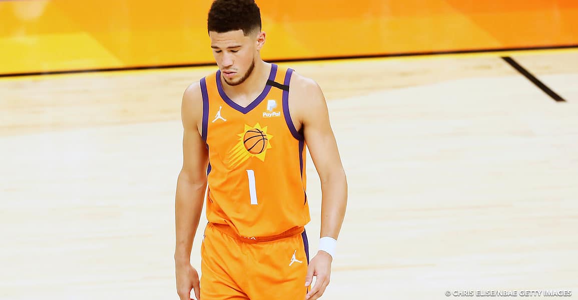 Instant fragile : Devin Booker se plaint… de la mascotte des Raptors