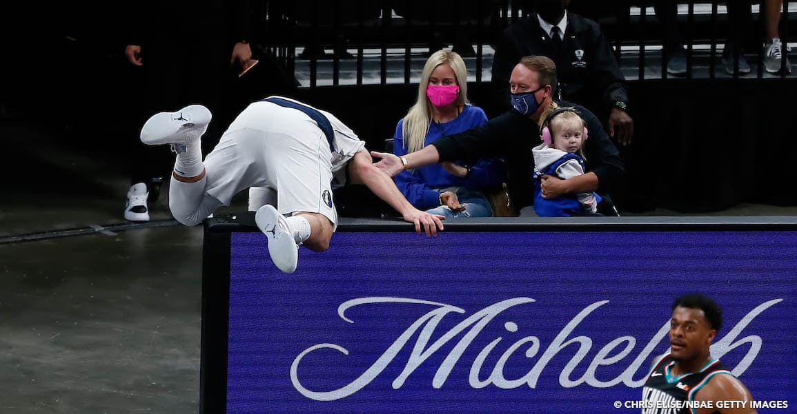 Luka Doncic : une sale chute et des inquiétudes