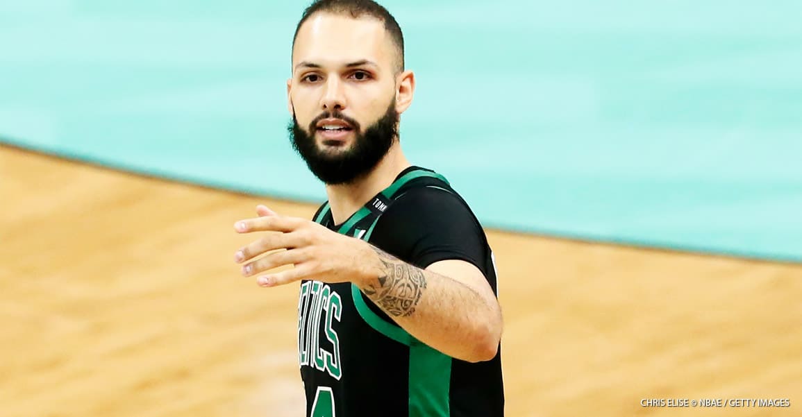 Les stats affolantes d’Evan Fournier à chaque fois qu’il croise les Celtics