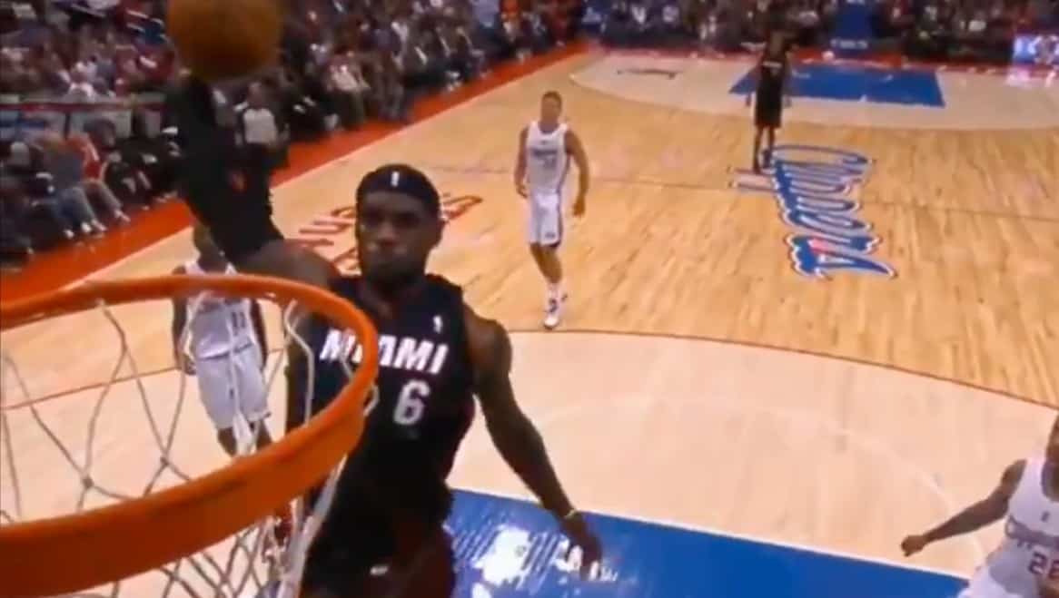 LeBron James, la dinguerie de sa détente verticale année après année en vidéo