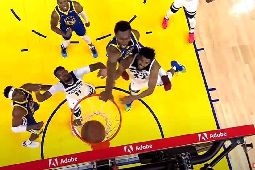 Andrew Wiggins lâche deux posters MASSIFS sur Karl-Anthony Towns