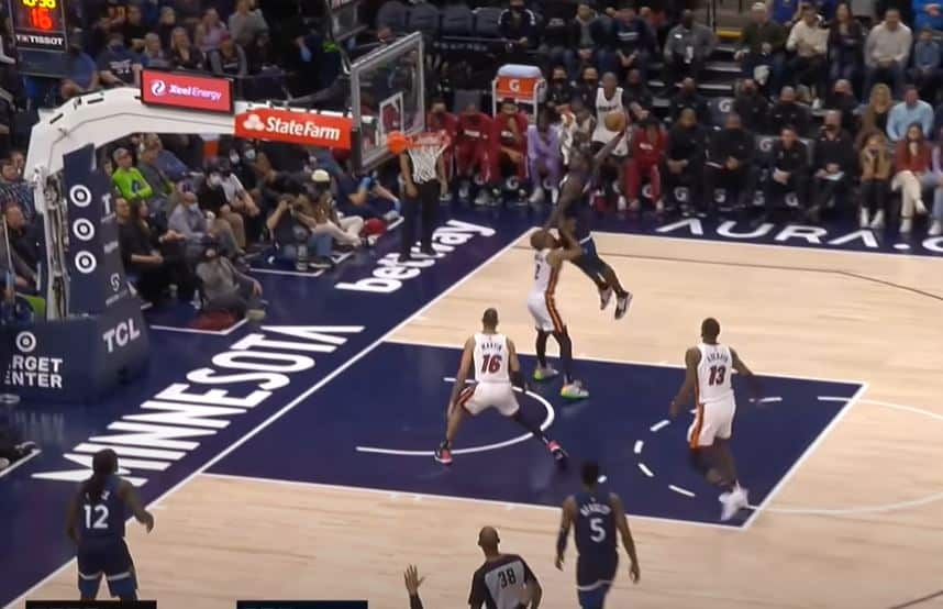 Anthony Edwards aurait pu claquer le poster de l’année !