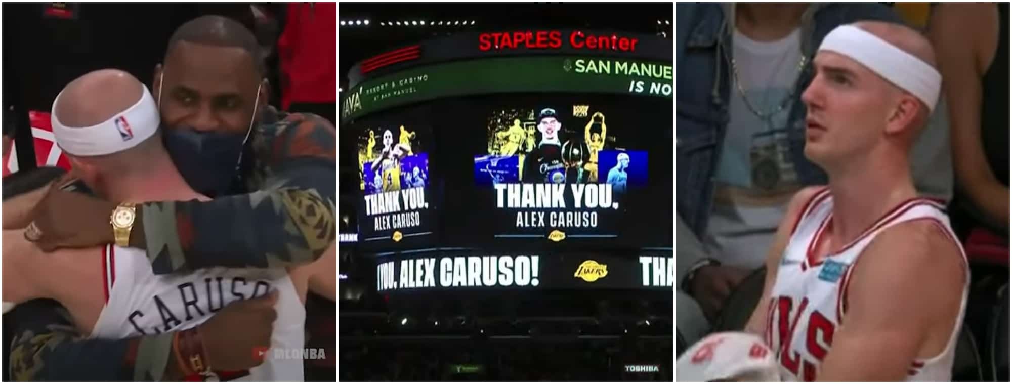 Les Lakers et LeBron ont fêté le retour du « GOAT » Alex Caruso