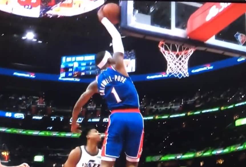 Kentavious Caldwell-Pope se fait sauvagement contrer par… le panneau