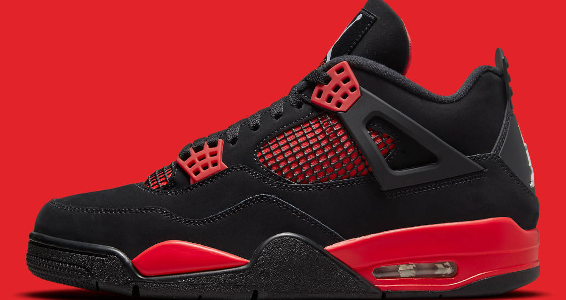 Les images officielles de la Air Jordan 4 Red Thunder