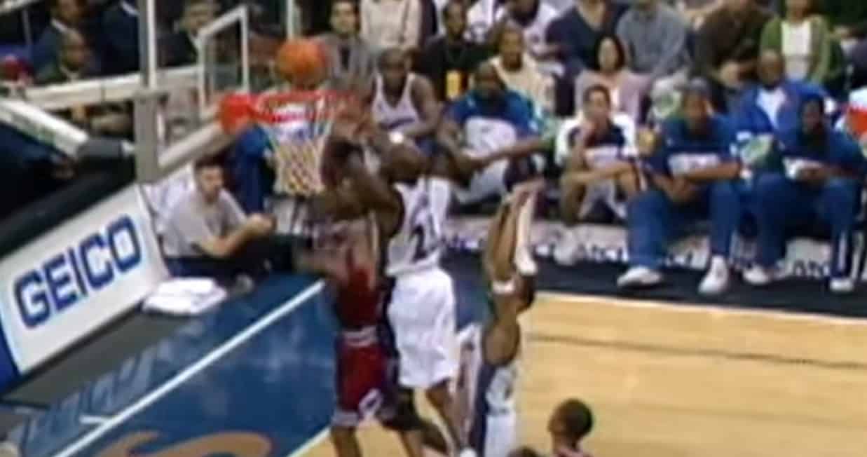 20 ans avant Ja Morant et à 39 ans, Michael Jordan avait réussi un contre délirant