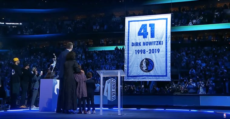 Les moments forts de la superbe cérémonie des Mavericks en l’honneur de Dirk Nowitzki